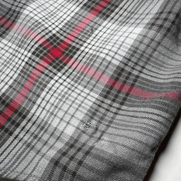 90s Vintage Nautica 1/4 Zip Relaxed Plaid Pullover Shirt Sz M Double Pocket - Picture 13 of 14